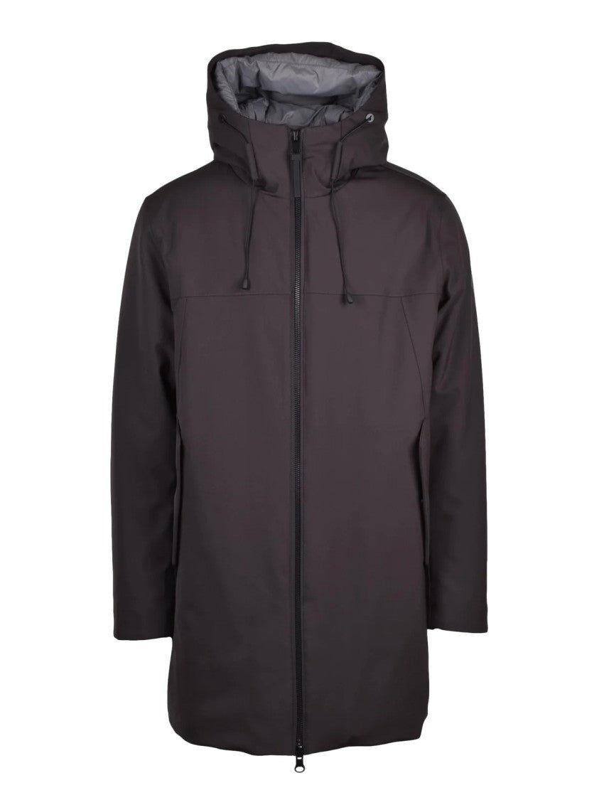 People Of Shibuya Brown Mitake Padded Stretch Polyamide Jacket