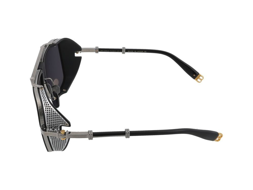 Balmain Oversized Hardware Square Frame Sunglasses