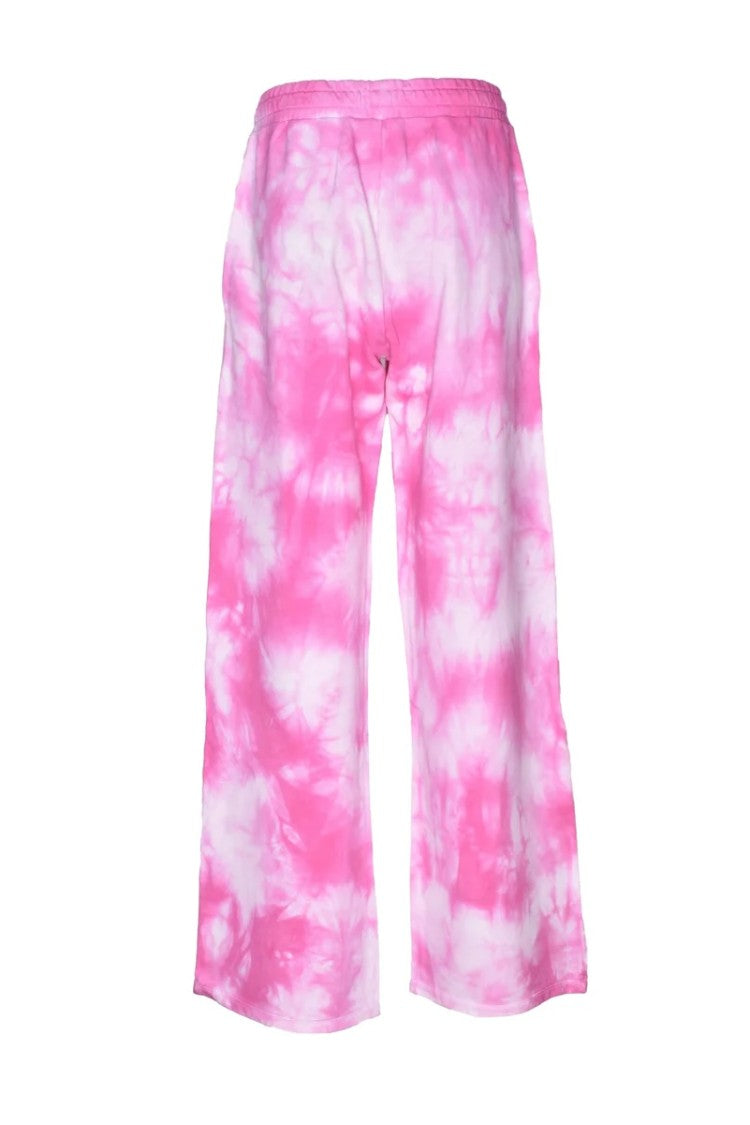 Replay Tie-Dye Jumpsuit With Elastic Waistband And Wide-Leg Fit