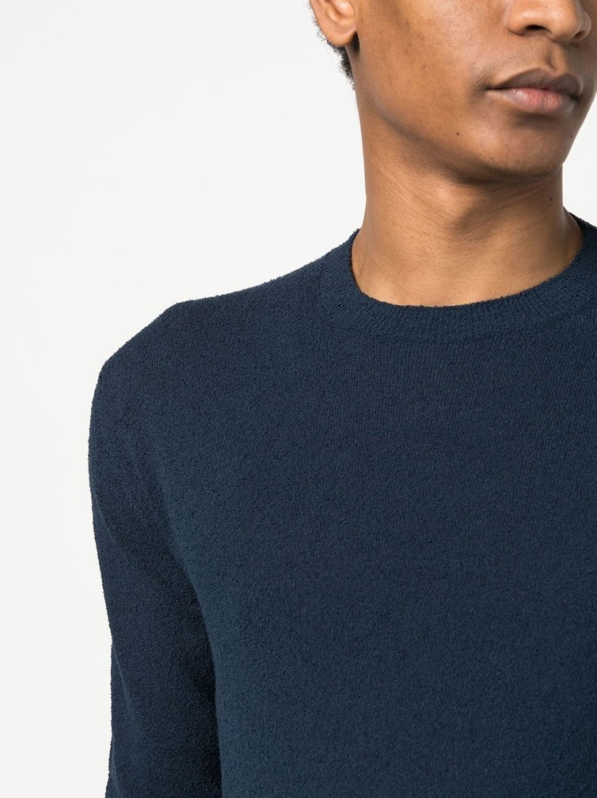 Drumohr Fitted Long Sleeve Crew-Neck Sweater