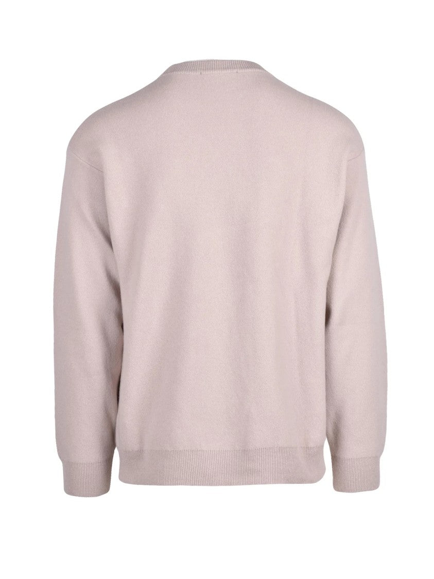 Daniele Fiesoli Crew Neck Pullover In Extrafine Virgin Merino Wool