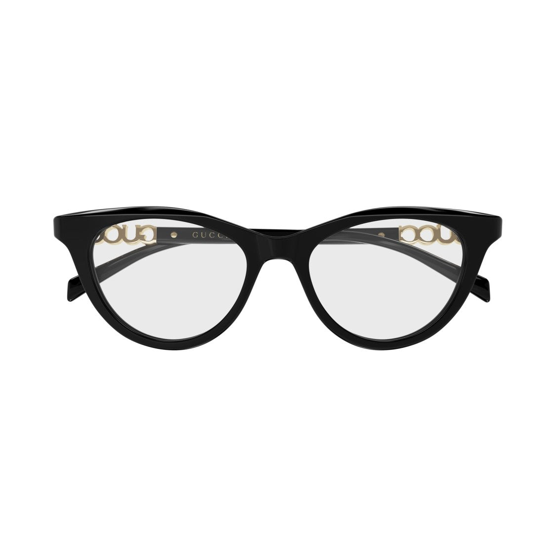 Gucci Gg2034o Cat-Eye Eyeglasses With Gold Accents