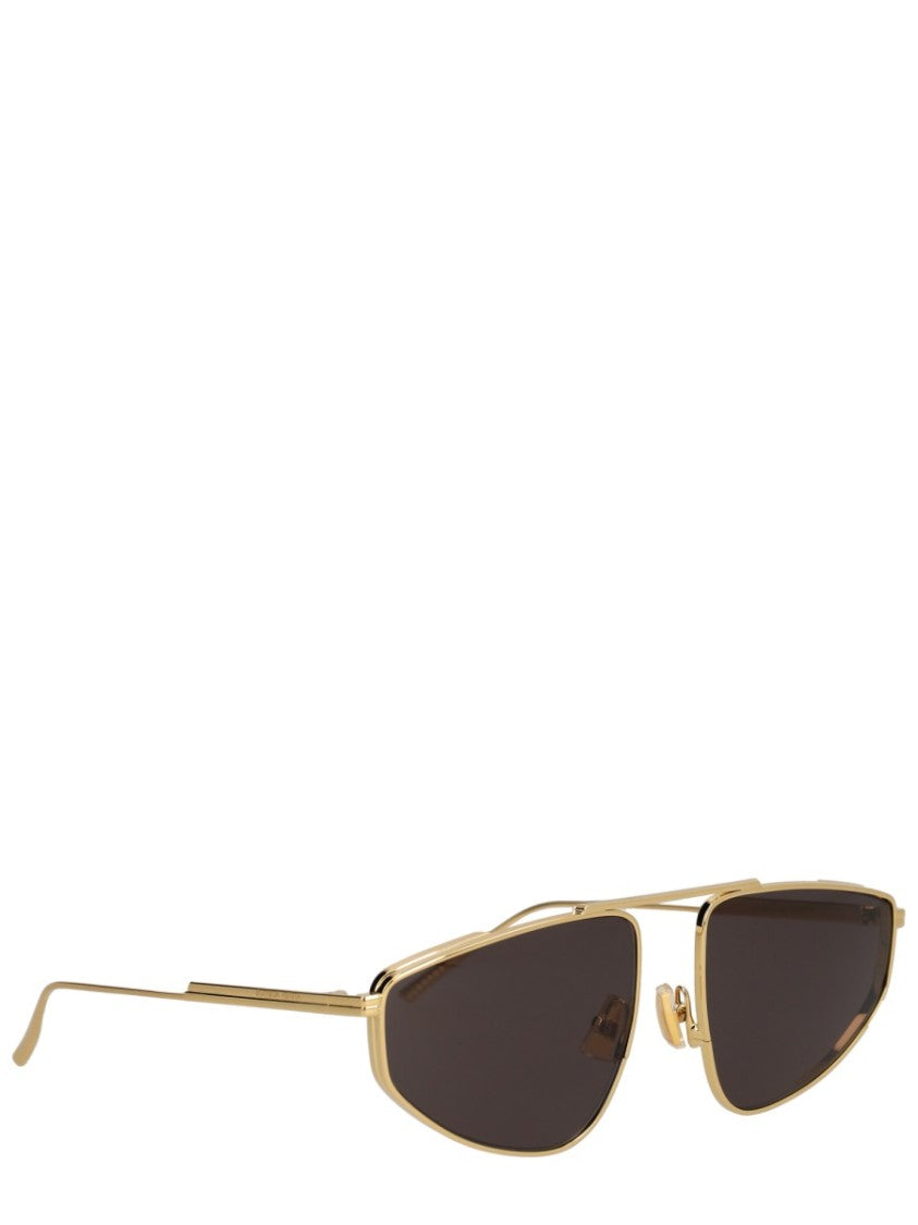 Bottega Veneta Aviator Classic Metal Sunglasses