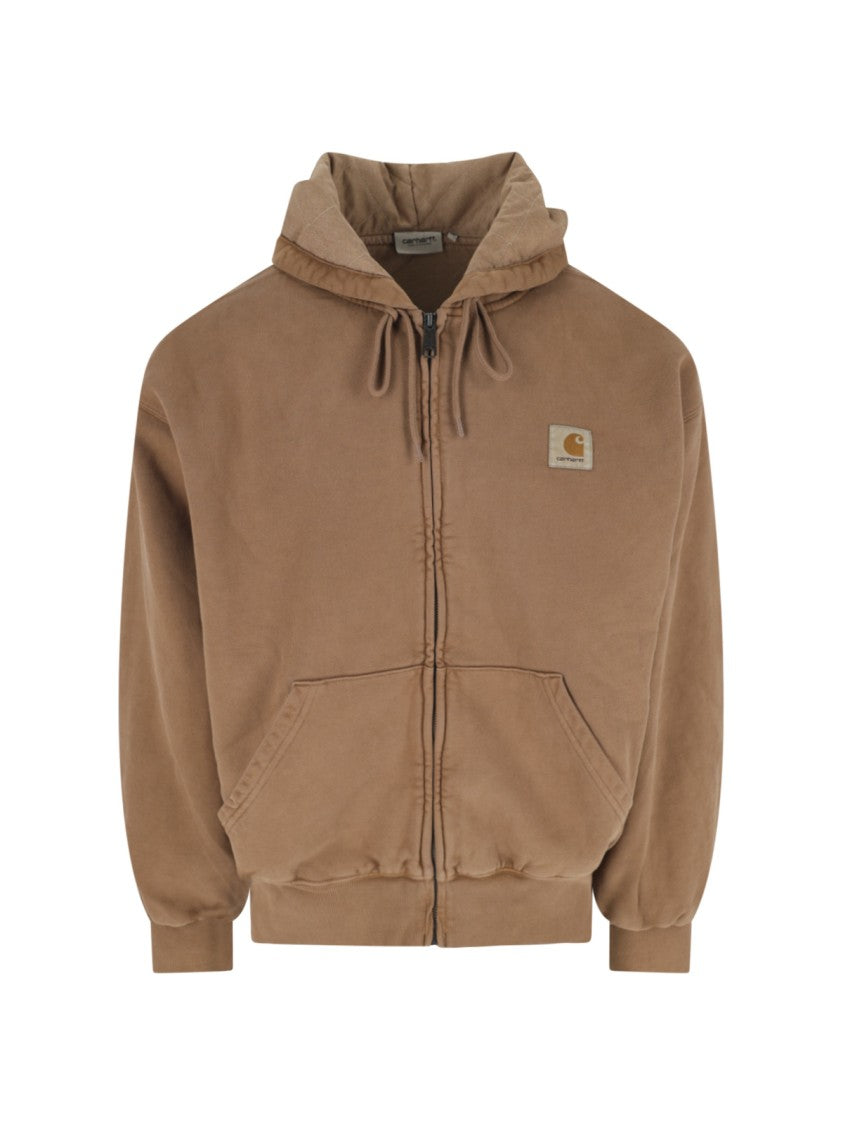 Carhartt Wip Brown Vista Padded Cotton Jacket