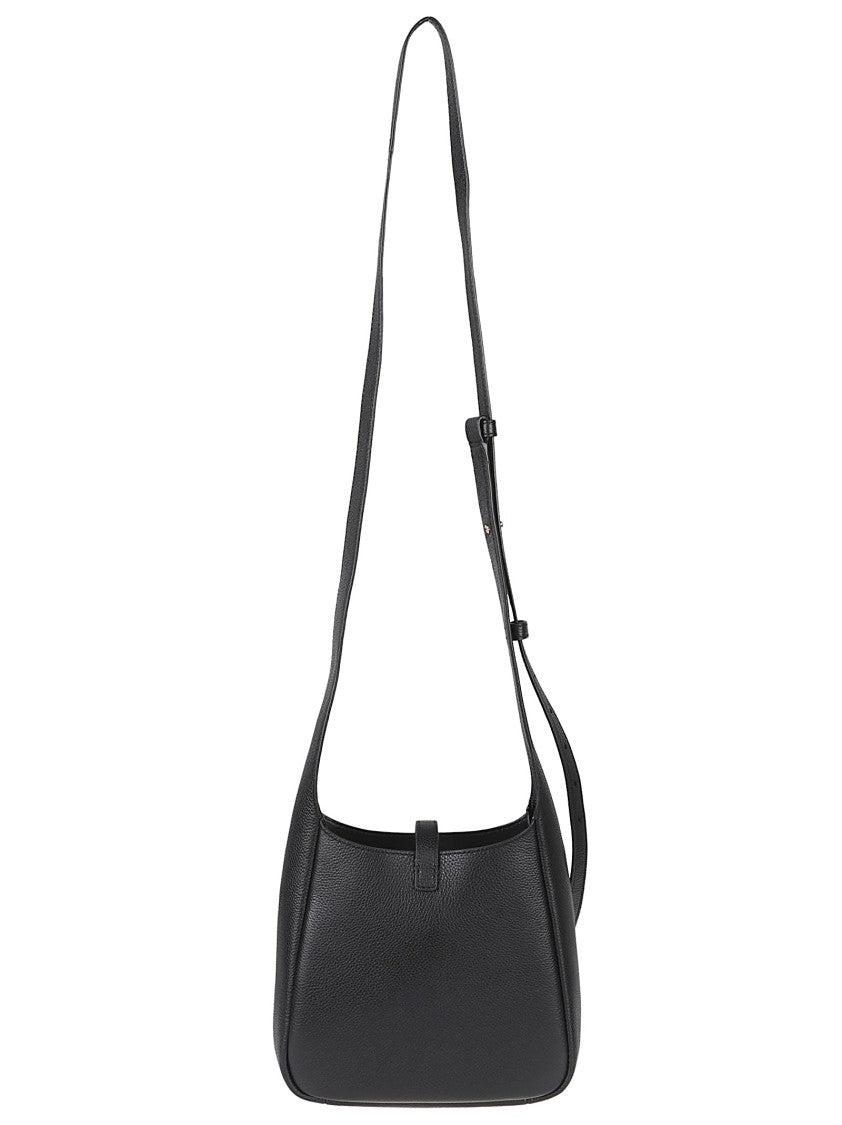 Tory Burch Black Leather Miller Swing Shoulder Bag