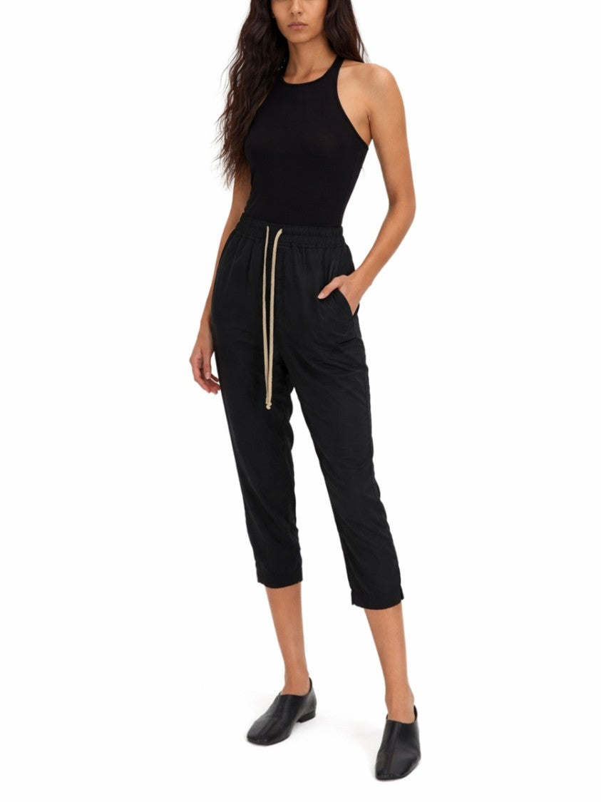 Rick Owens Fitted Sleeveless Cotton Tank Top