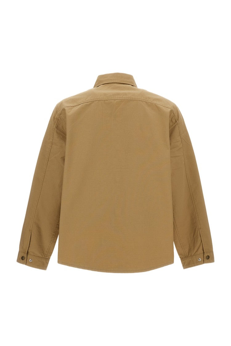 Manifattura Ceccarelli Beige Cotton Rip-Stop Overshirt