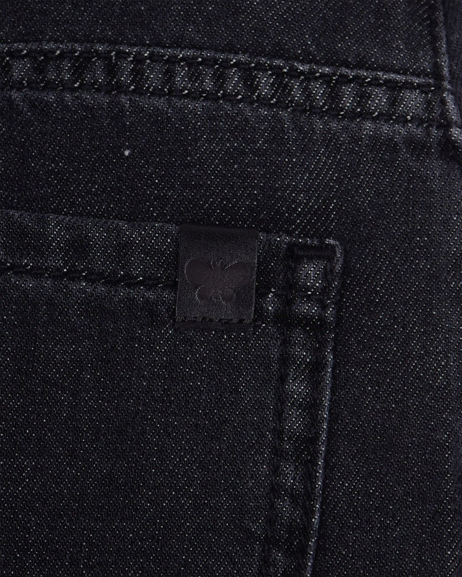 Max Mara Five-Pocket Wide-Leg Jeans With High-Stitched Hem
