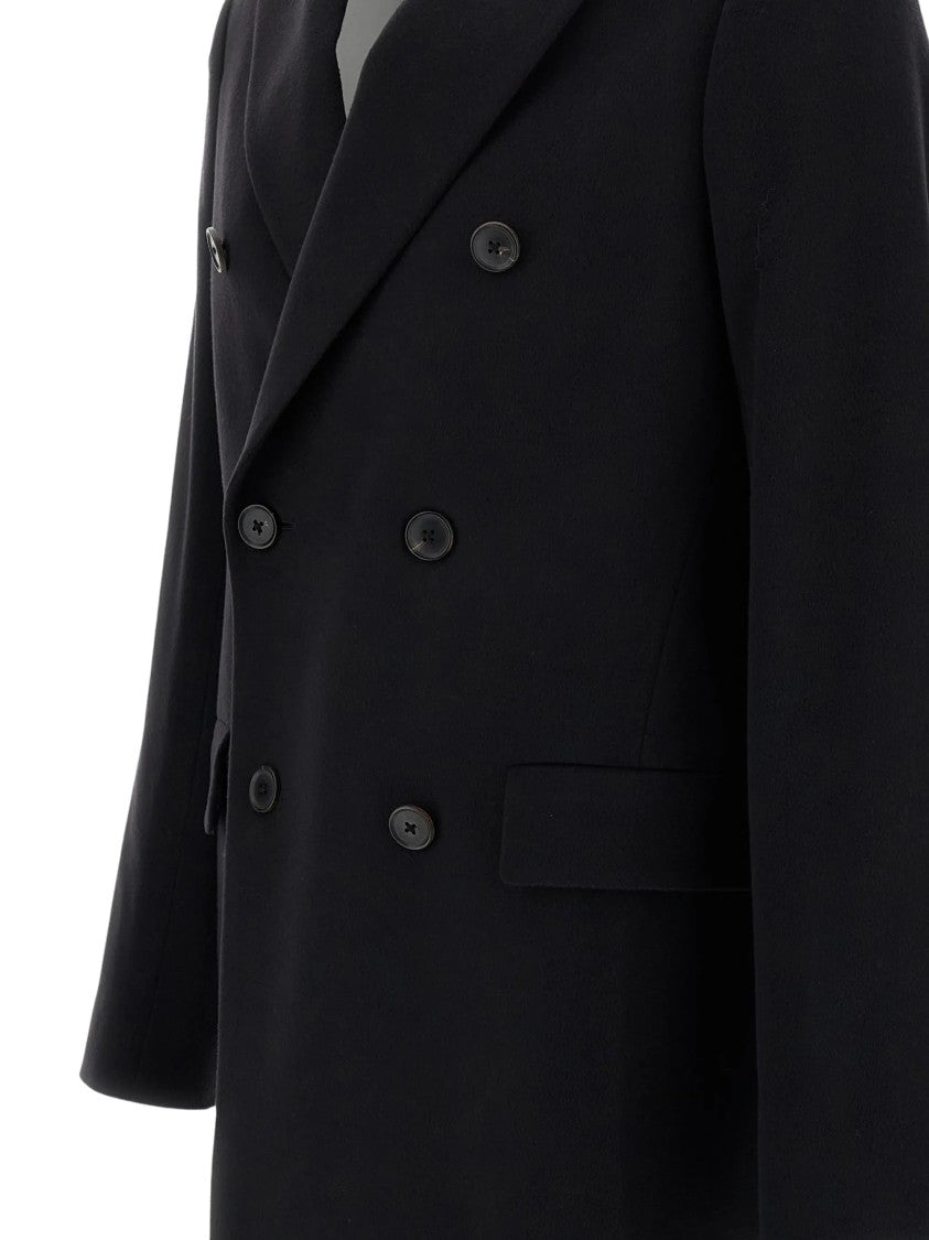 Paul Smith Double-Breasted Tailored Overcoat