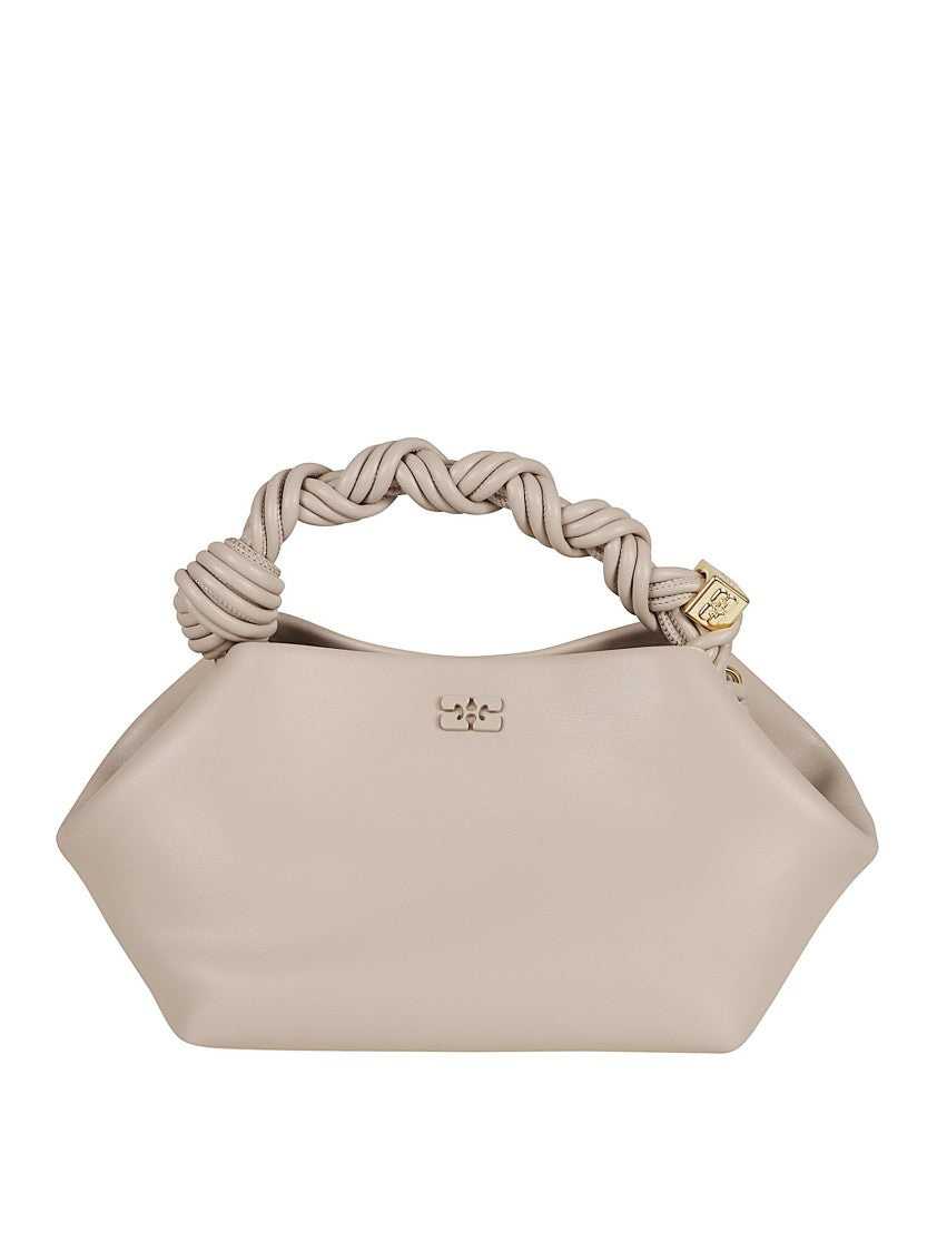 Ganni Geometric Structured Bag In Recycled Leather