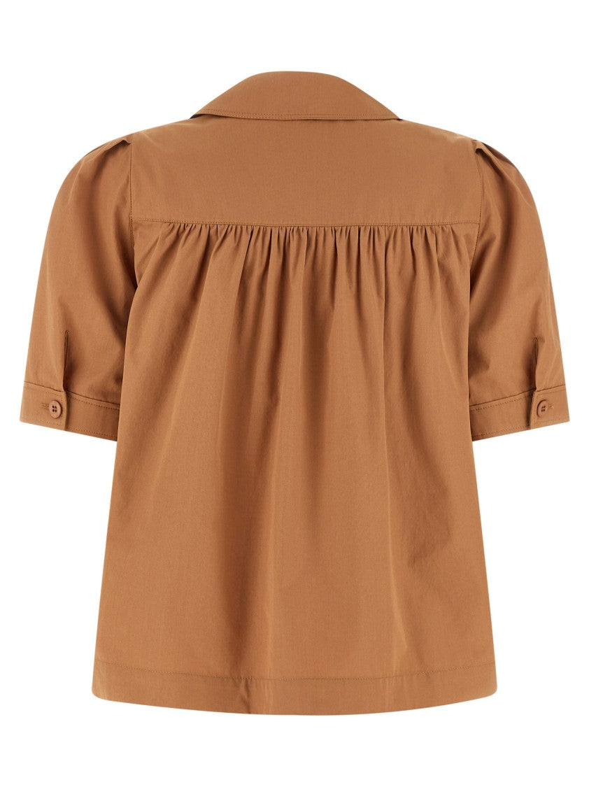 Chloé Logo Embroidery Shirt