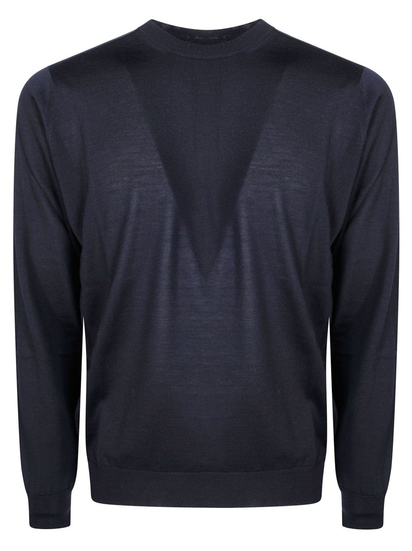 Filippo De Laurentiis F16 Long-Sleeve Merino Wool Crewneck Sweater