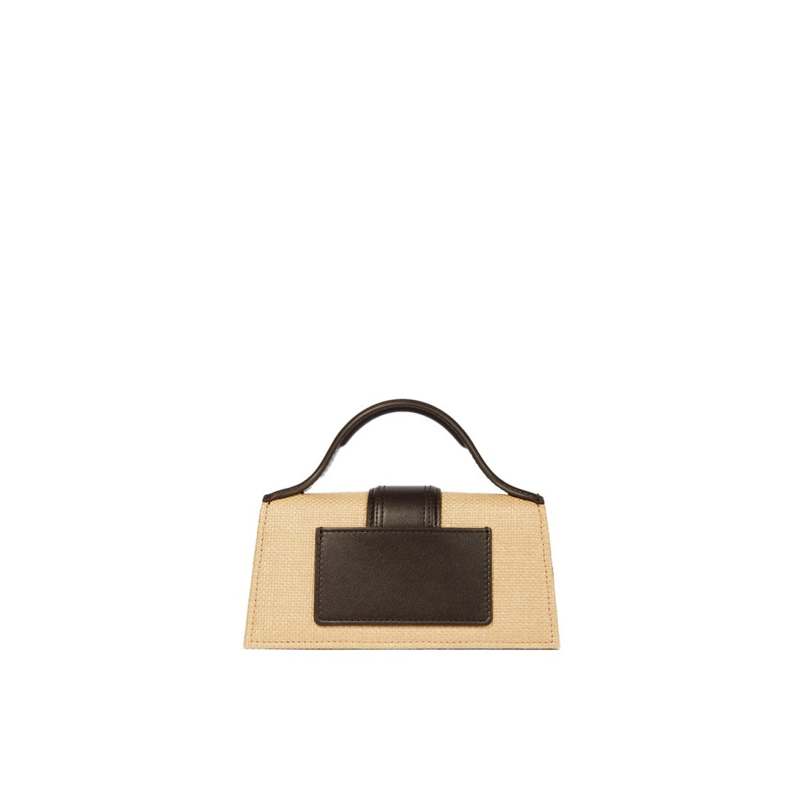 Jacquemus Structured Raffia Panel Bag