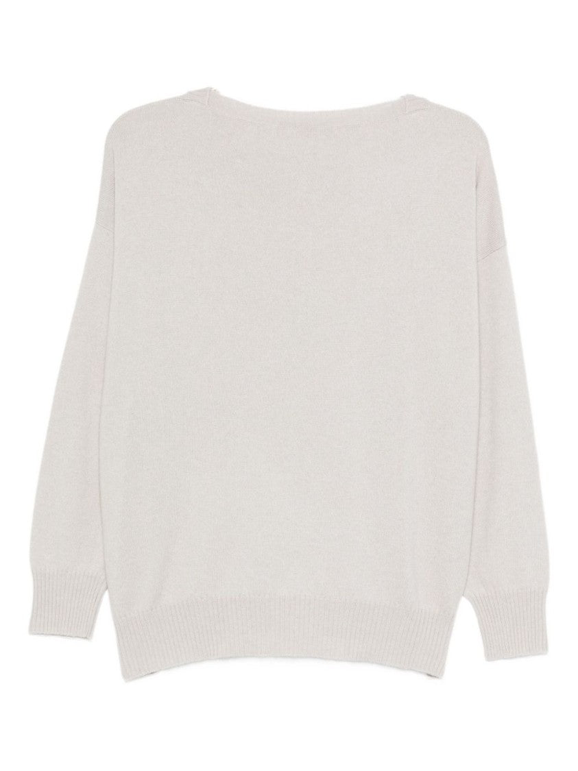 Dexterior Relaxed Fit V-Neck Chevron Knit Sweater