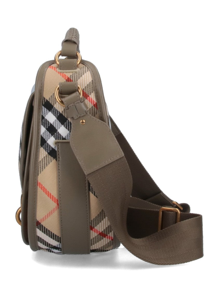 Burberry "Messenger B" Small Handbag Beige