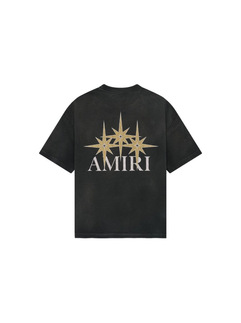 Amiri Starburst Oversized Tee Black
