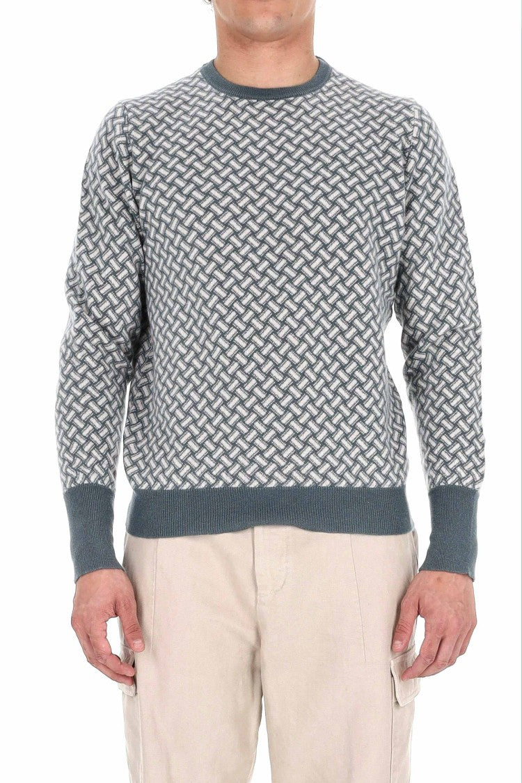 Drumohr Biscottino Pure Cashmere Crewneck Sweater