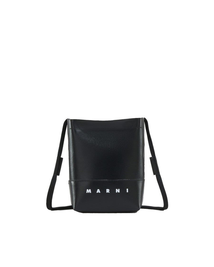 Marni Black Shoulder Bag With Logo