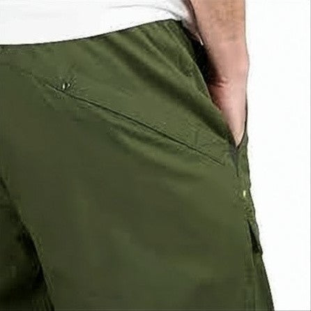 Klattermusen Olive Green Straight Pants With Cargo Pockets