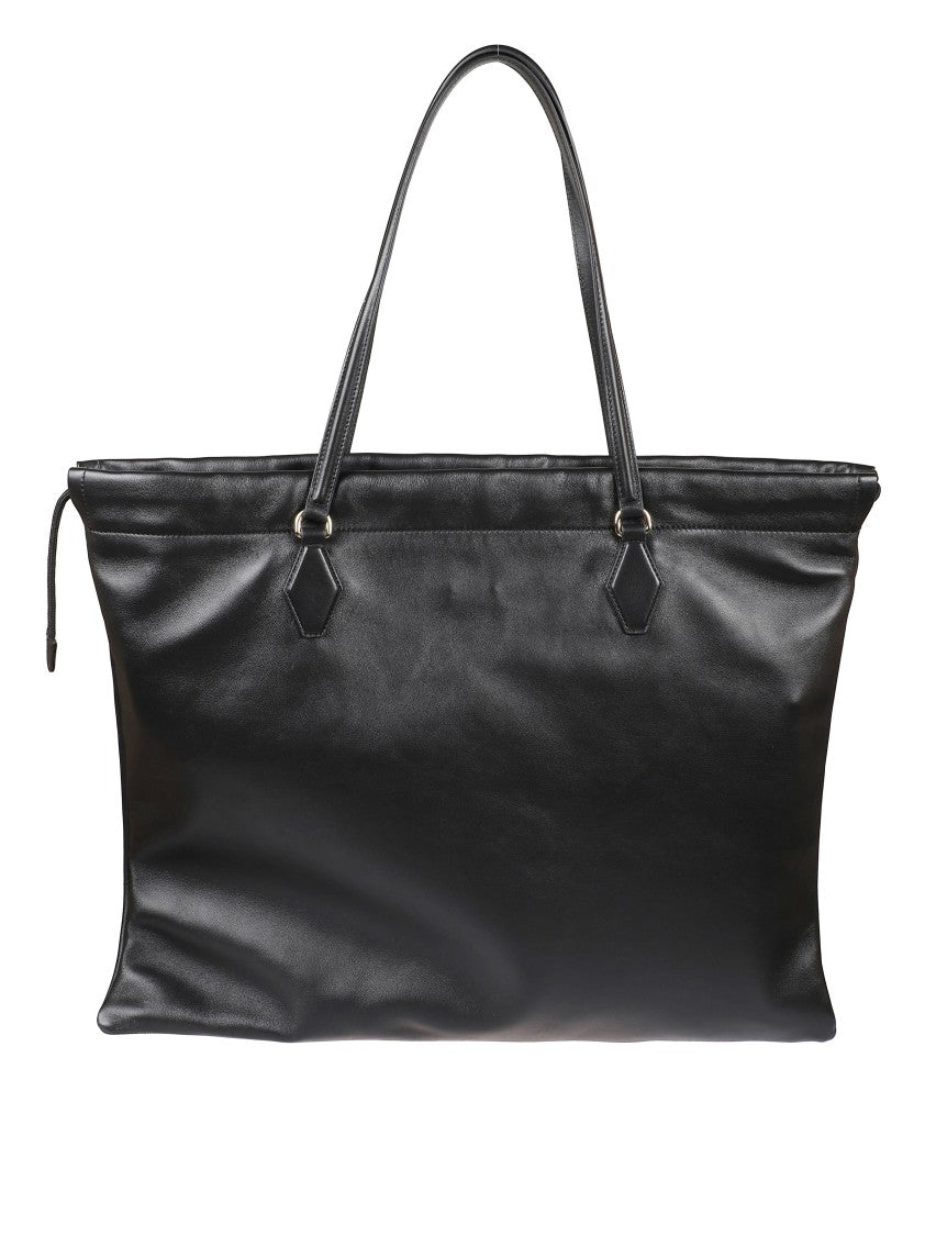 Jimmy Choo Black Tote With Smooth Leather Finish