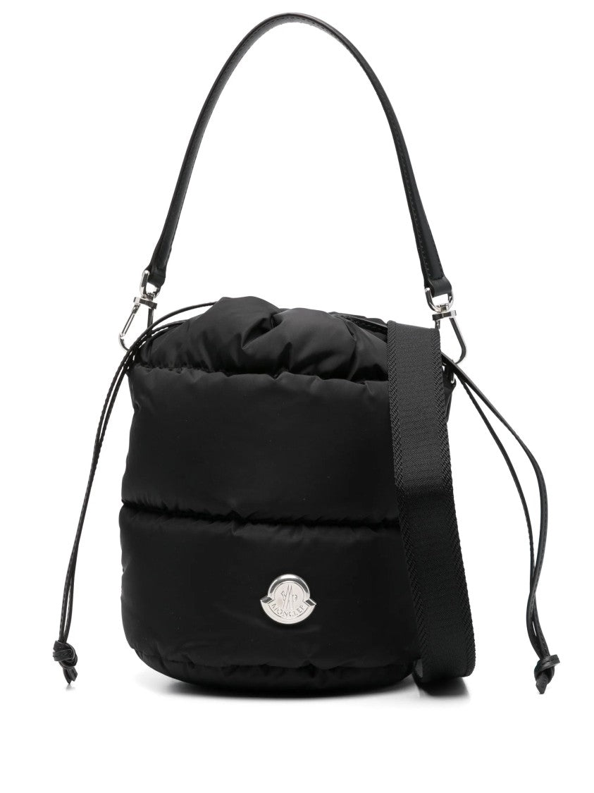 Moncler Black Caradoc Quilted Bucket Bag