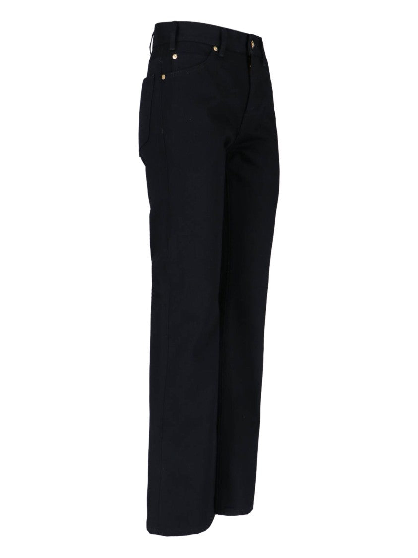 Céline Bootcut Jeans With Classic Five-Pocket Design And Flared Hem