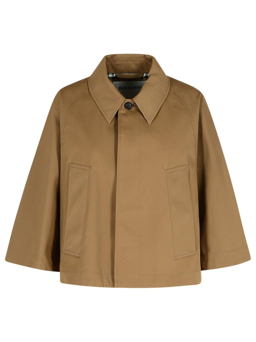 Burberry Beige Polyester Blend Cape