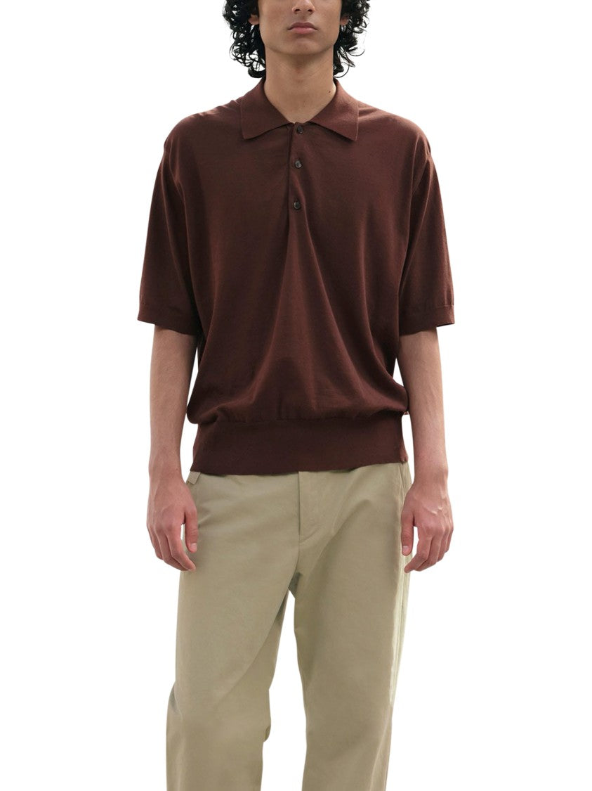 Auralee Relaxed Fit Straight Leg Trousers