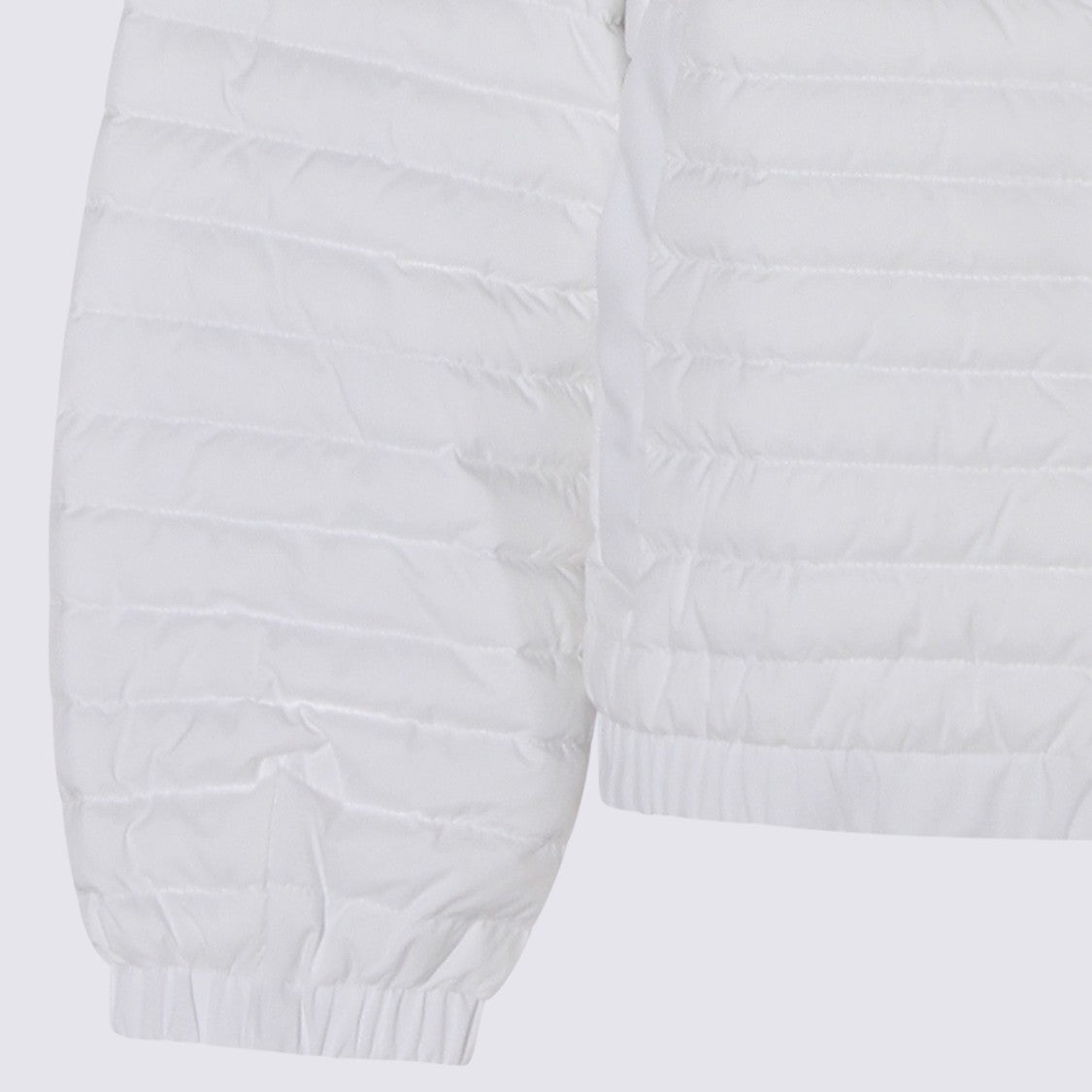 Moorer Grey And White Down Jacket