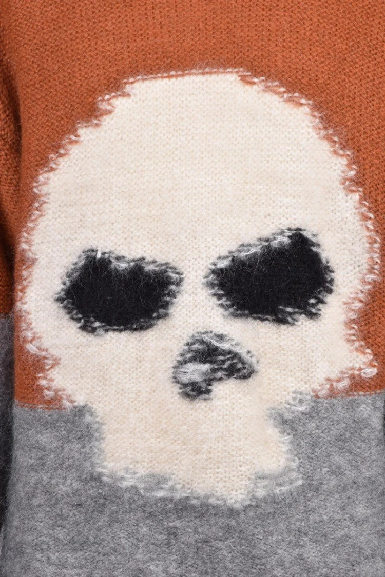 Erl Mohair Crewneck Sweater - Brown