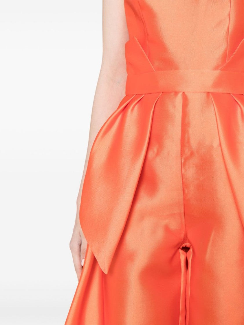 Saiid Kobeisy Mikado Classic Jumpsuit With Detachable Overskirt