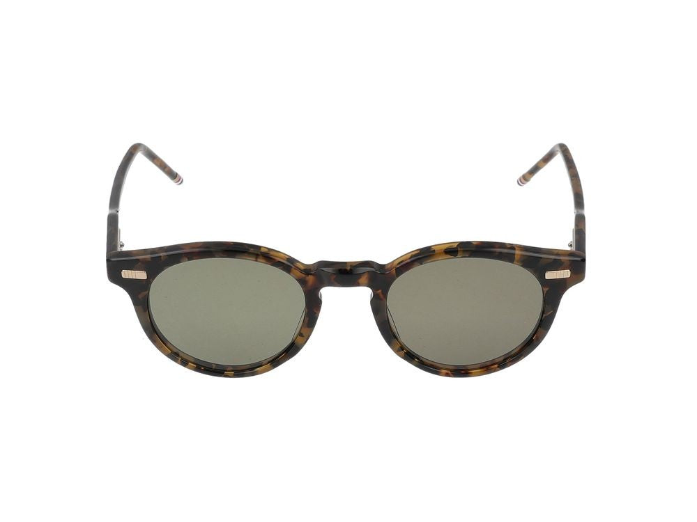 Thom Browne Acetate And Titanium Sunglasses With Classic Design