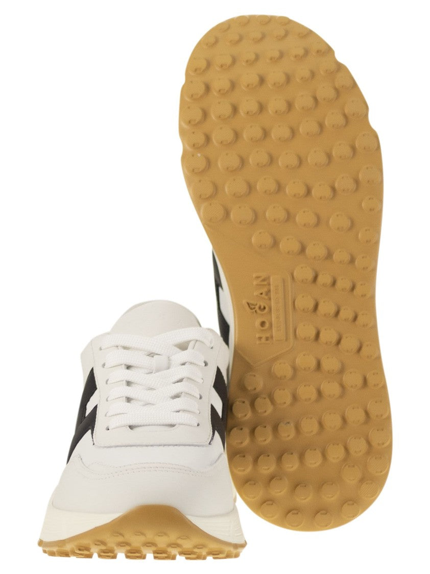 Hogan Hyperlight - Leather Sneakers With Side H