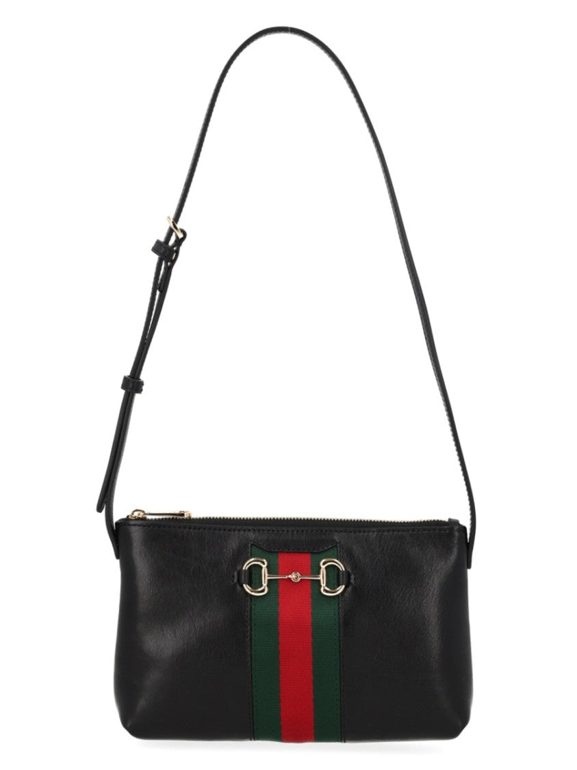 Gucci Mini Bag With Horsebit Detail And Web Stripe