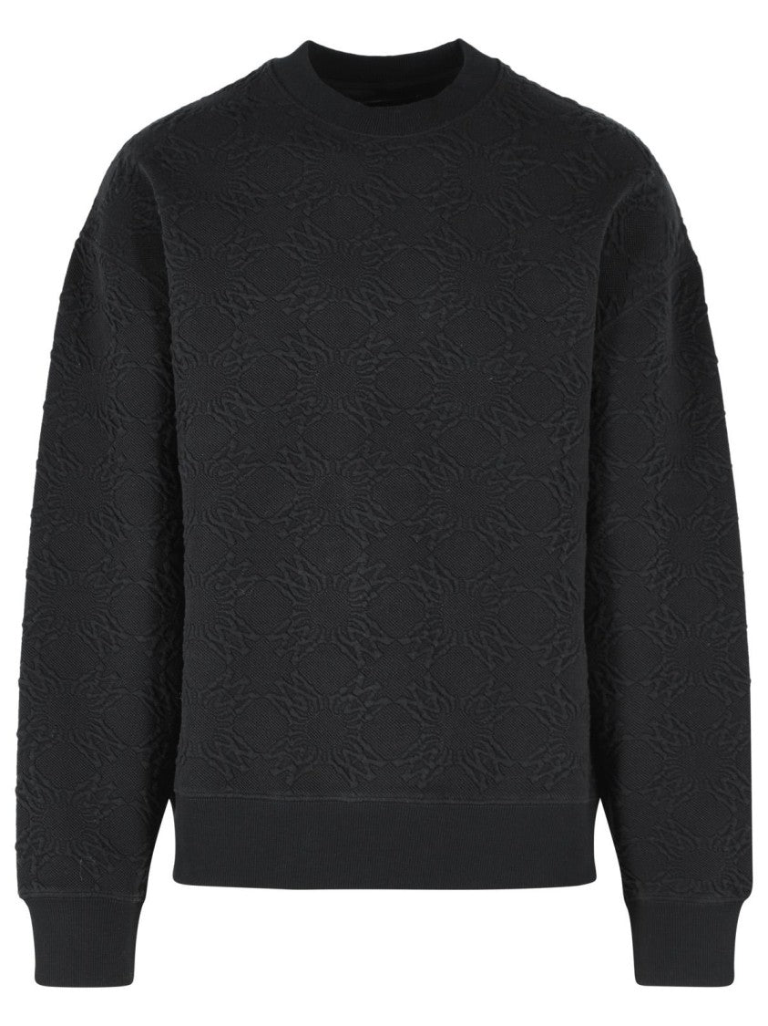 Amiri 'Ma Quad' Black Cotton Blend Sweatshirt