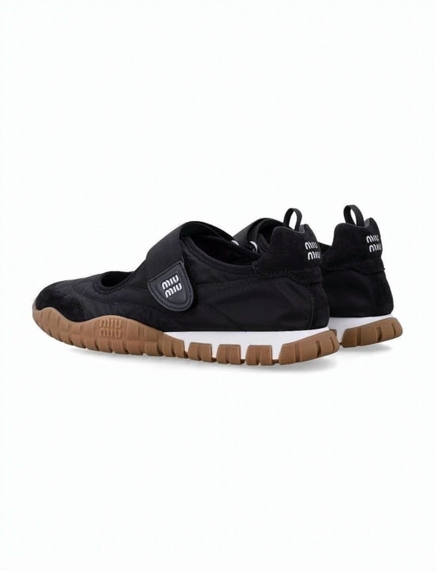 Miu Miu Quilted Black Calf Leather Sandals With Adjustable Straps