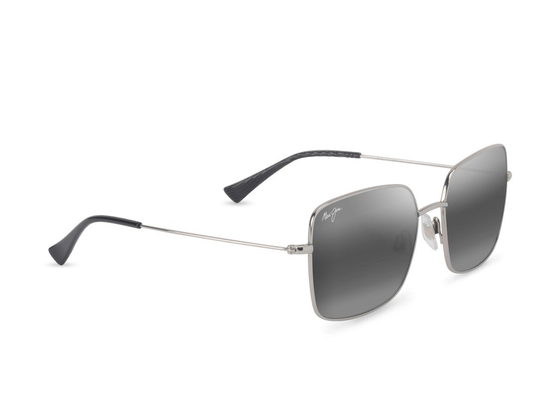 Maui Jim Grey Mj0590s Square Metal Sunglasses