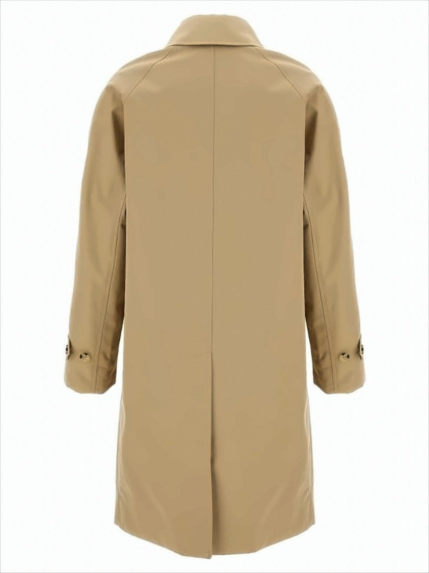 Burberry Mid-Length Heritage Check Lined Burberry Coat