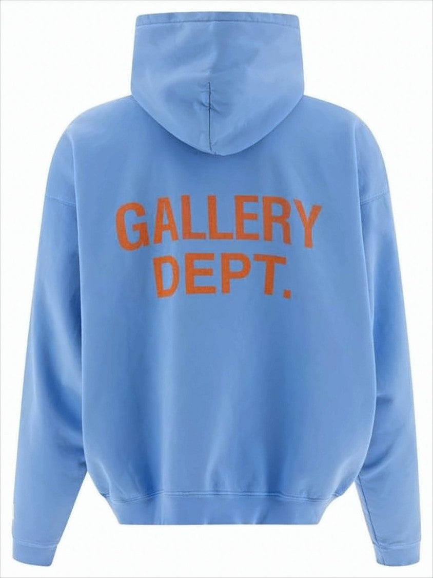 Gallery Dept. Relaxed-Fit Cotton Hoodie With Contrasting Logo Detail