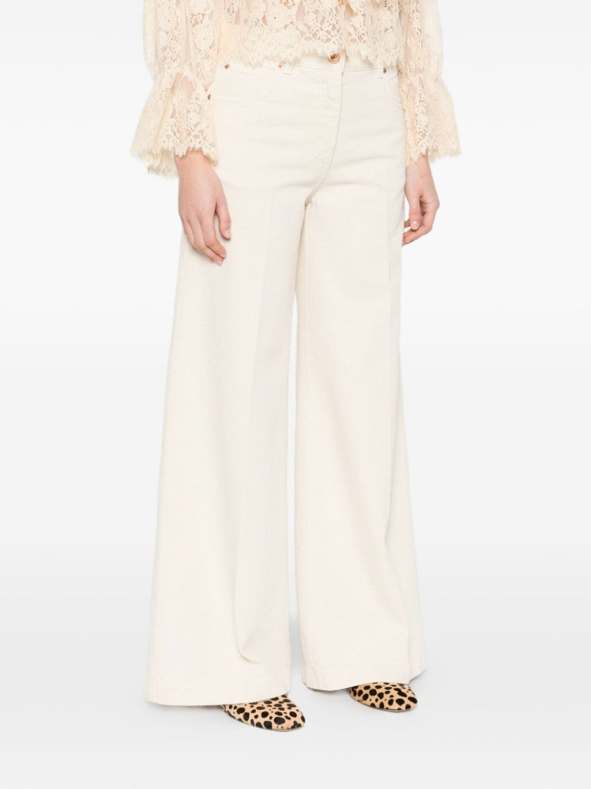 Aspesi High-Waisted Wide-Leg Jeans
