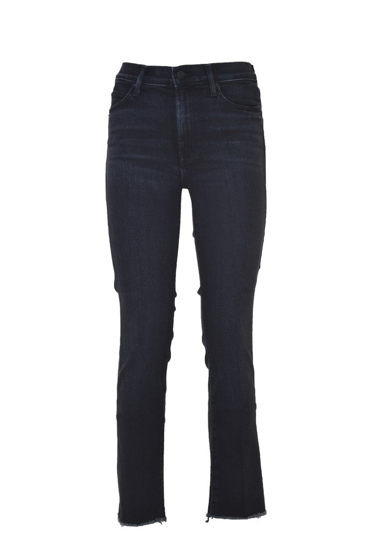 Mother Straight-Leg Jeans With Stonewashed Finish