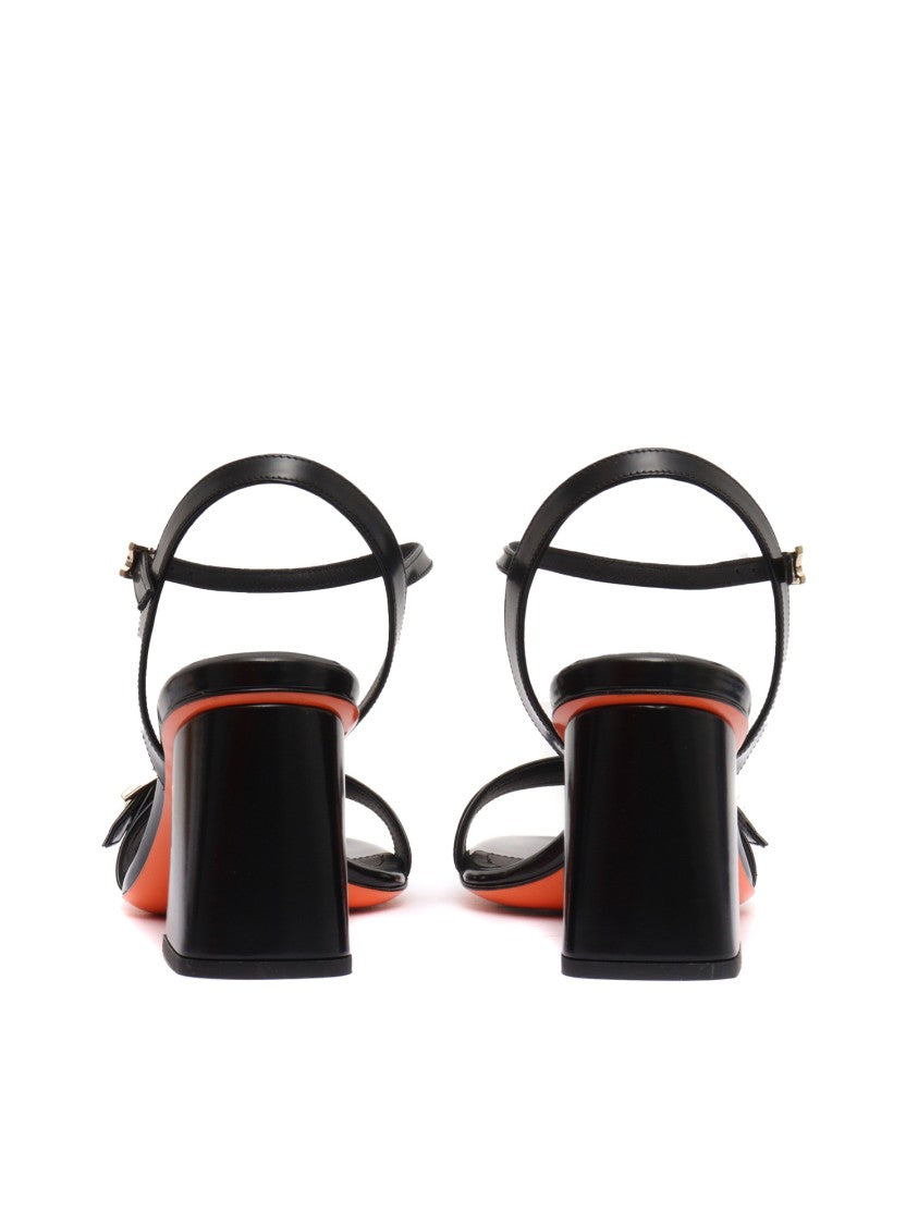 Santoni High Sandals With Block Heel