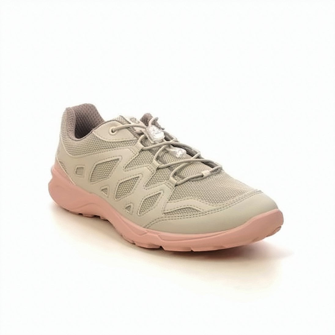 Ecco Breathable Textile Sneakers With Cushioned Sole