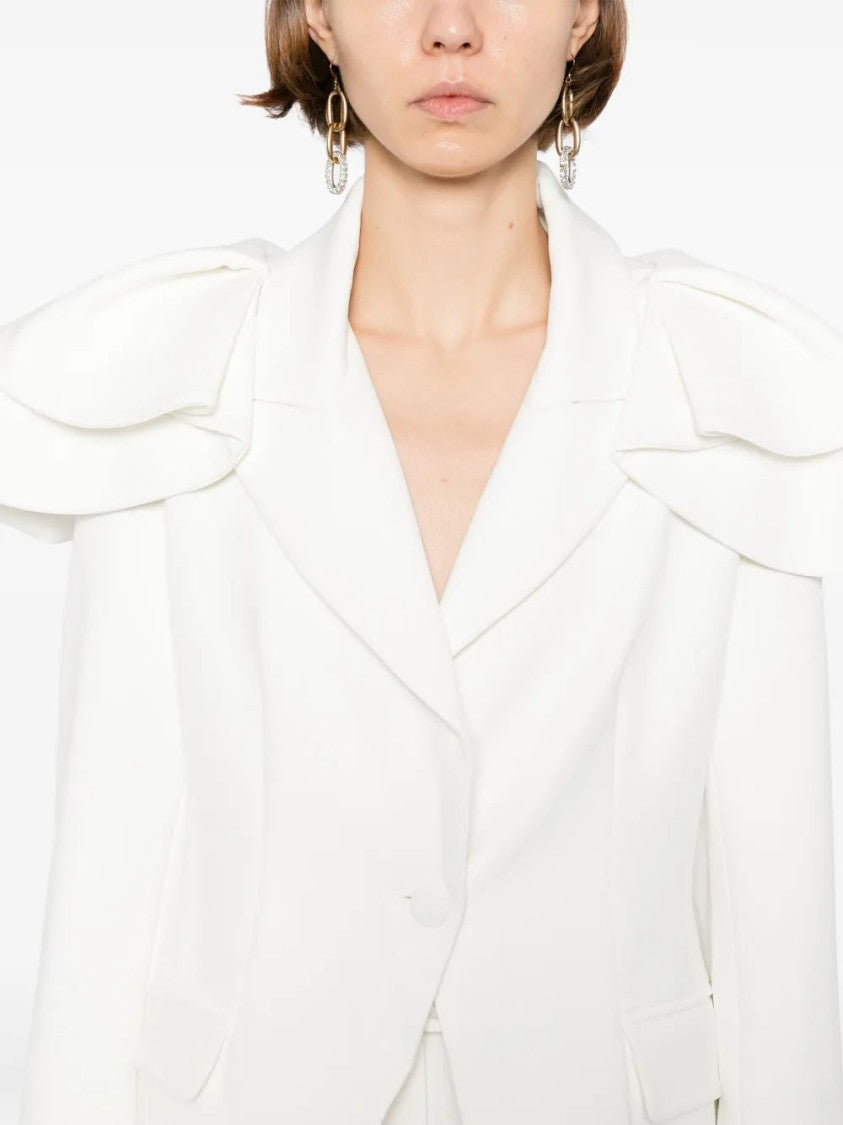 Saiid Kobeisy Ruffled Tailored Jacket