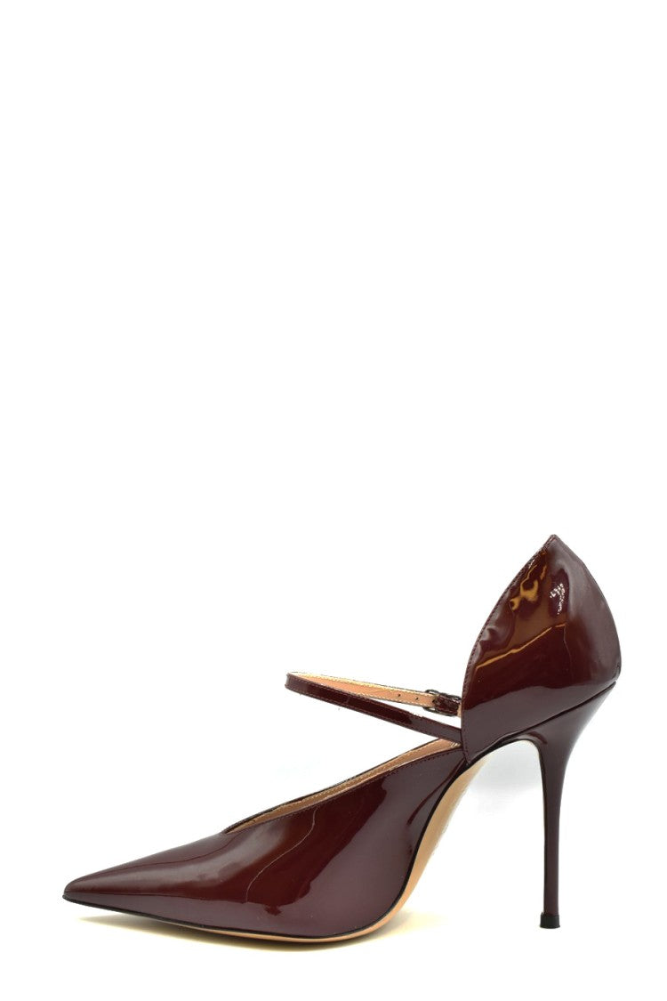 Casadei Multicolor Leather Pumps With Pointed Toe