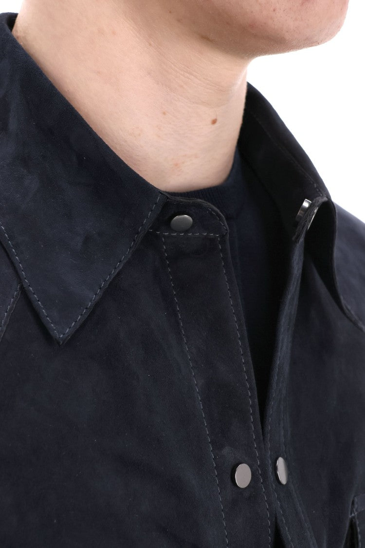 Salvatore Santoro Superlight Suede Overshirt