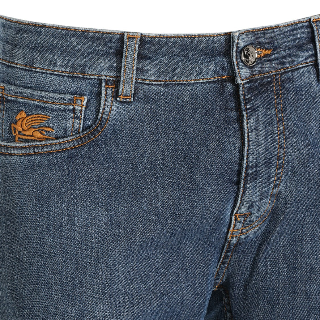 Etro Straight-Leg Denim Jeans With Classic Design Elements