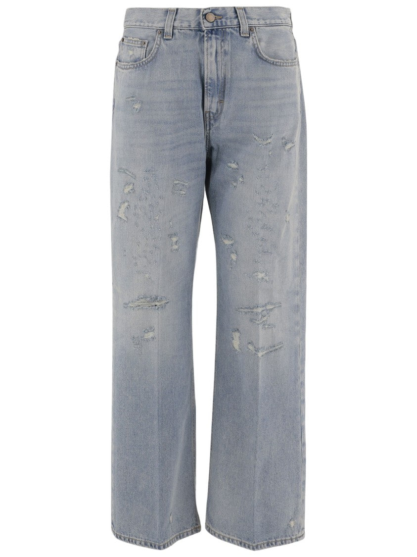 Haikure Distressed Light Wash Jeans