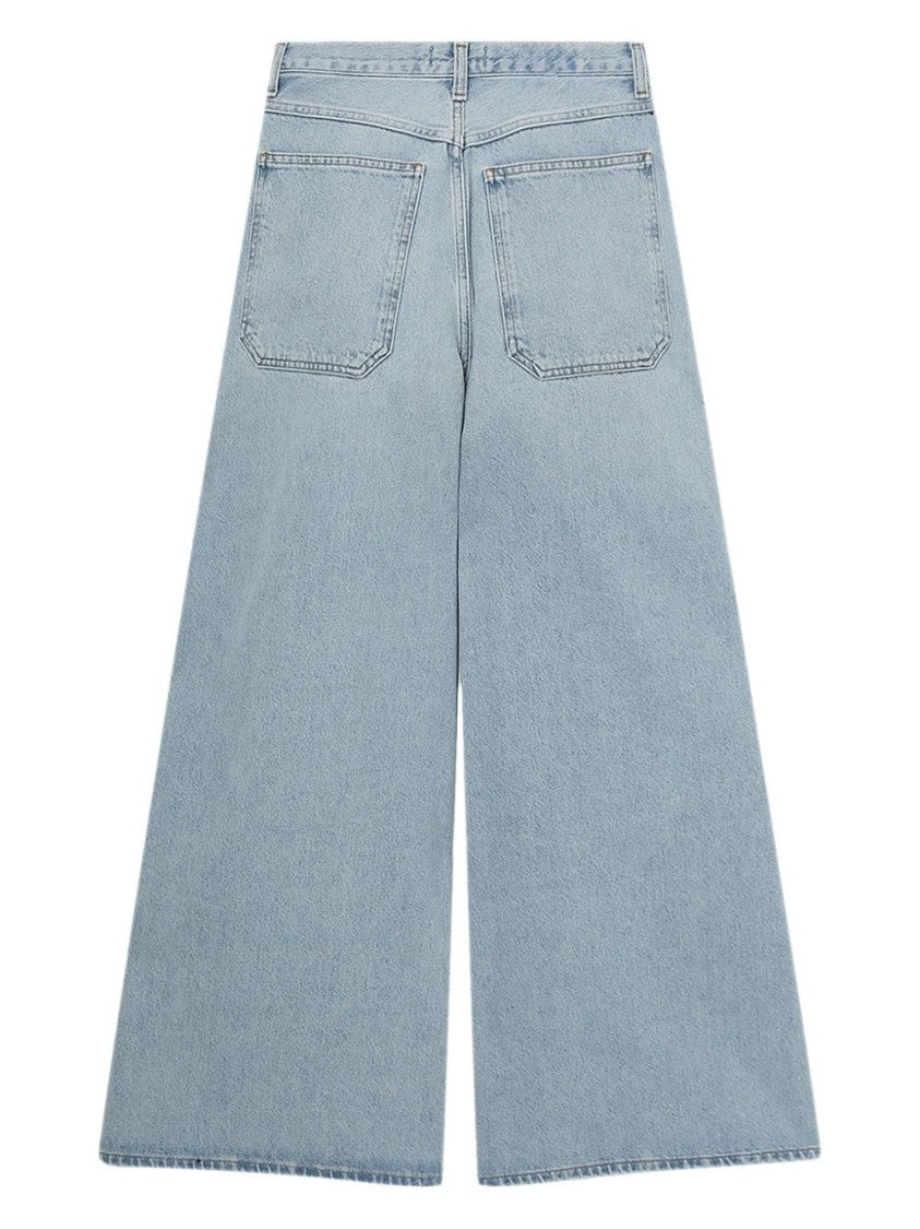 Agolde Nolan High-Rise Wide-Leg Jeans