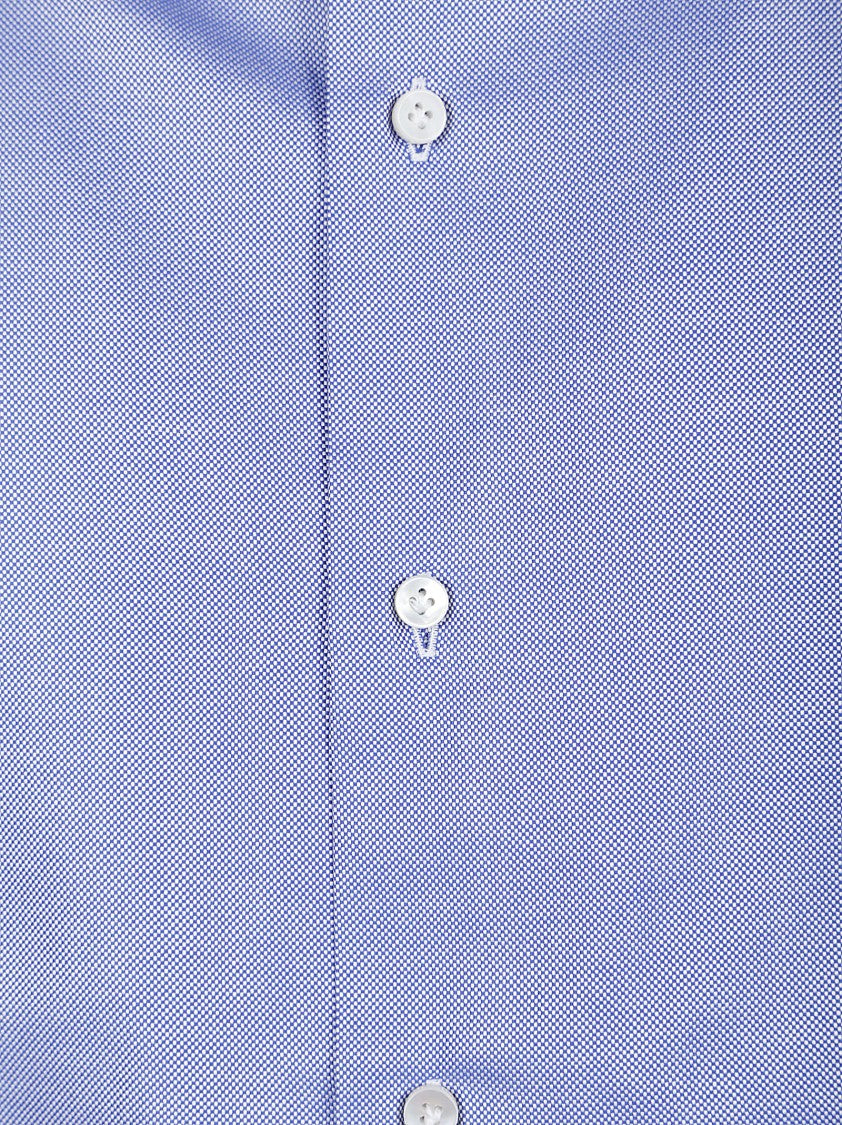 Barba Napoli Long Sleeve Tailored Cotton Shirt